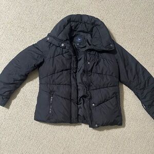 Gap black puffer vintage jacket flaw medium
